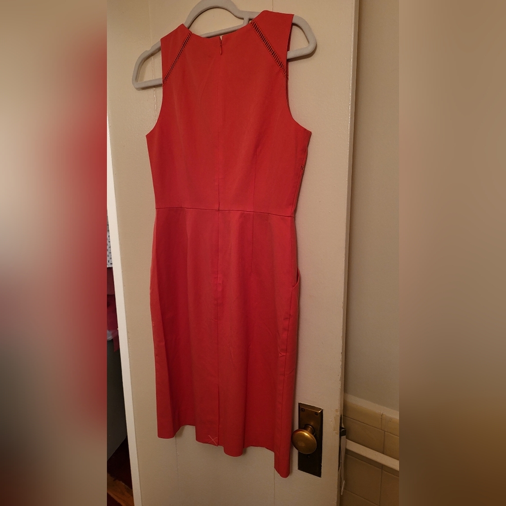 J.Crew dress linen orange size 4nwt - Picture 13 of 16